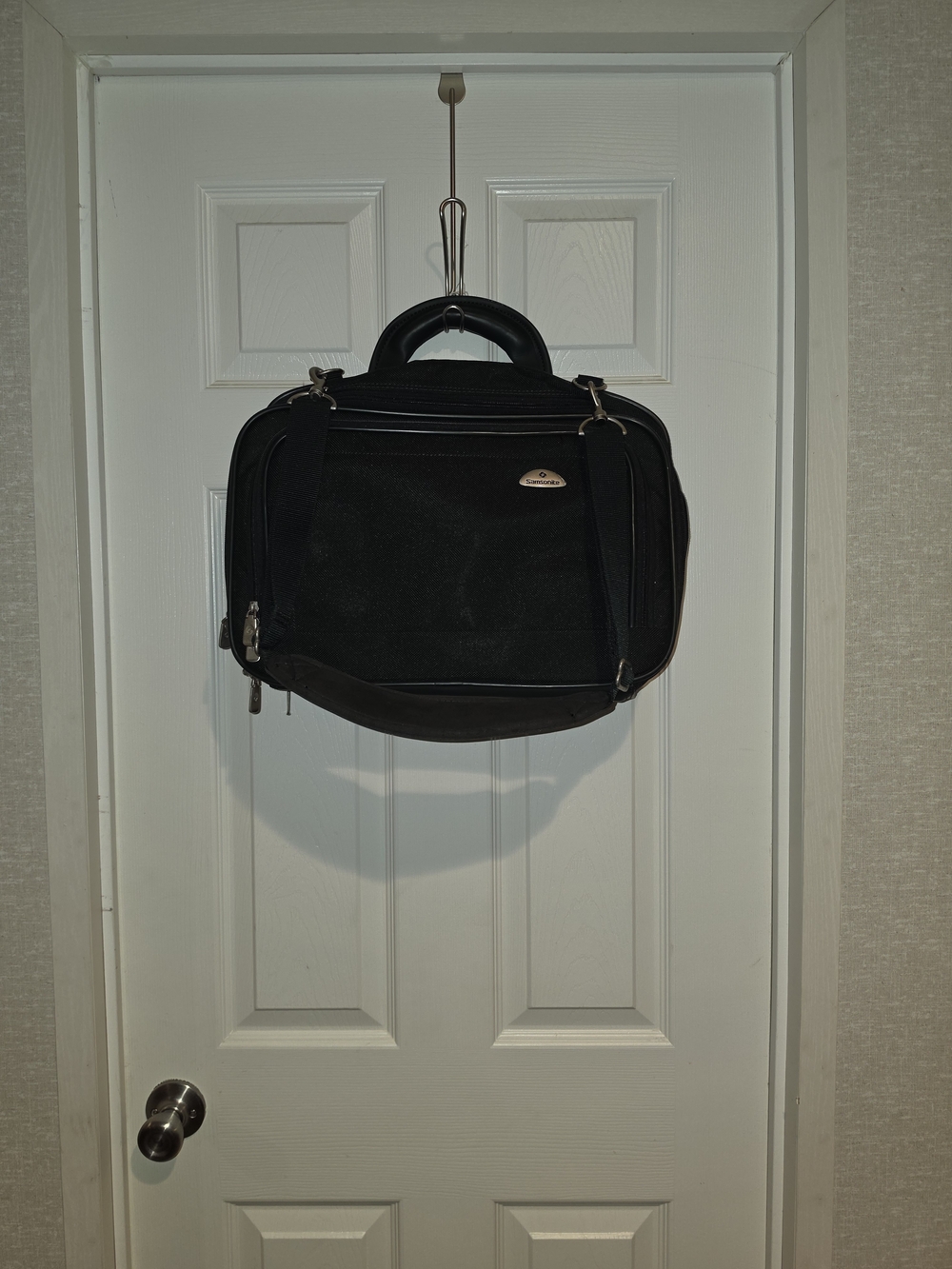 Vintage Samsonite Green Soft Travel Briefcase Carry On Bag